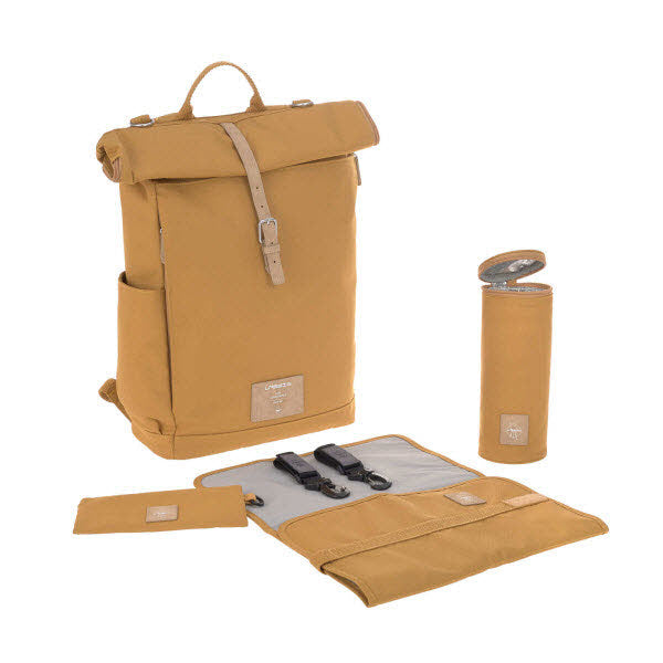 Wickelrucksack Rolltop Curry