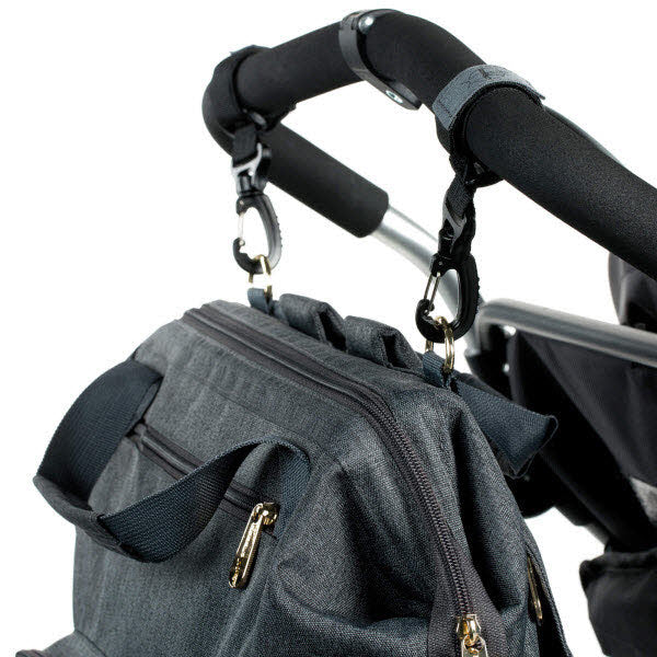 Wickelrucksack Glam Goldie Anthrazit