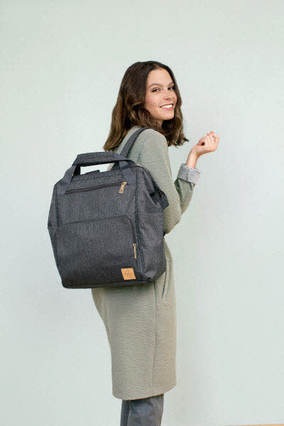 Wickelrucksack Glam Goldie Anthrazit