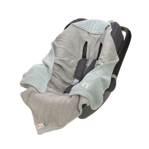Einschlagdecke - Auto Kindersitz Light Mint