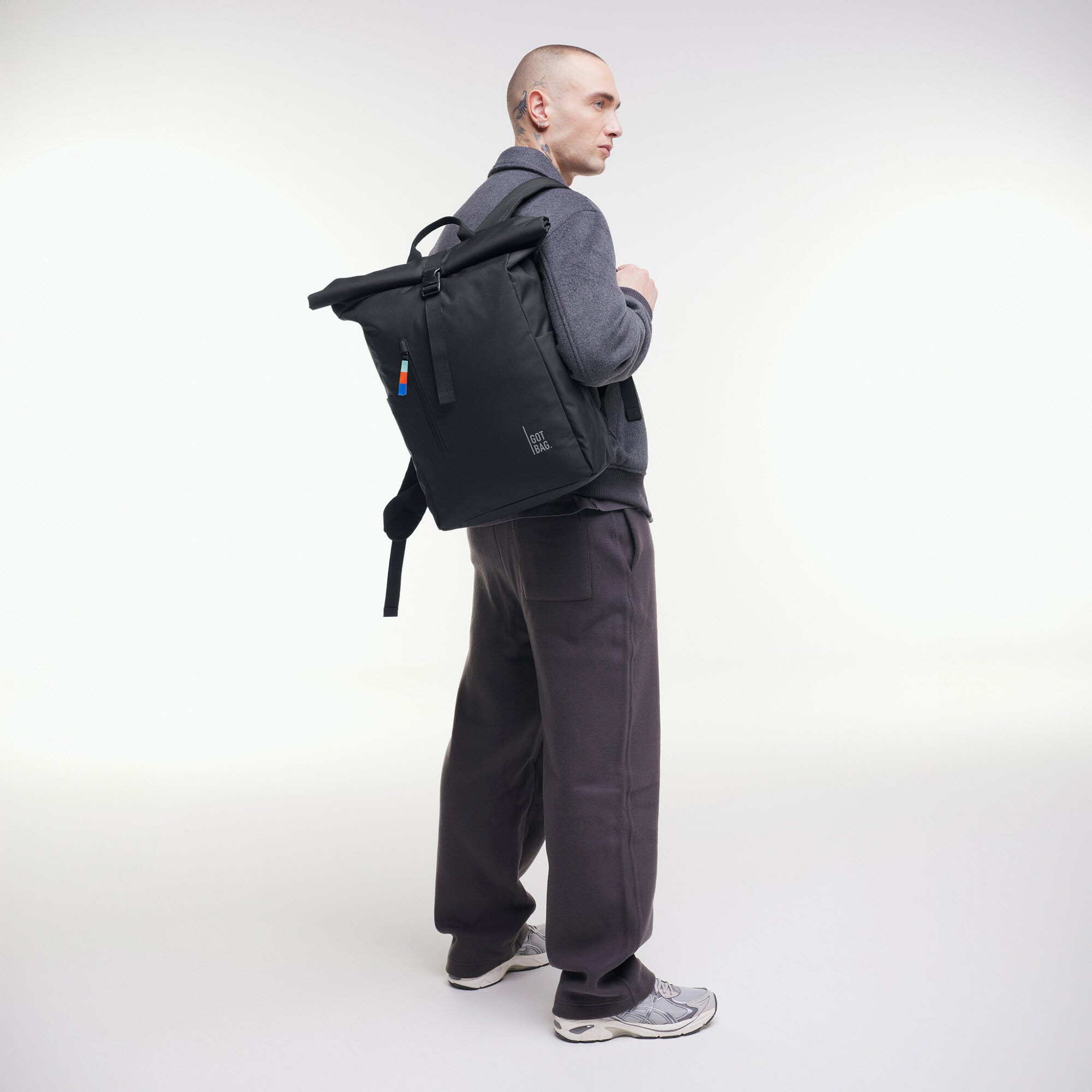 Rolltop Easy black