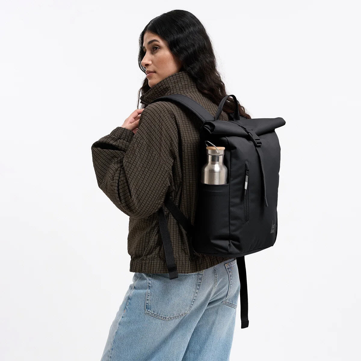 Rolltop Easy Small MONOCHROME black
