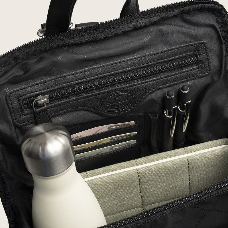Leder Rucksack Ilara Black