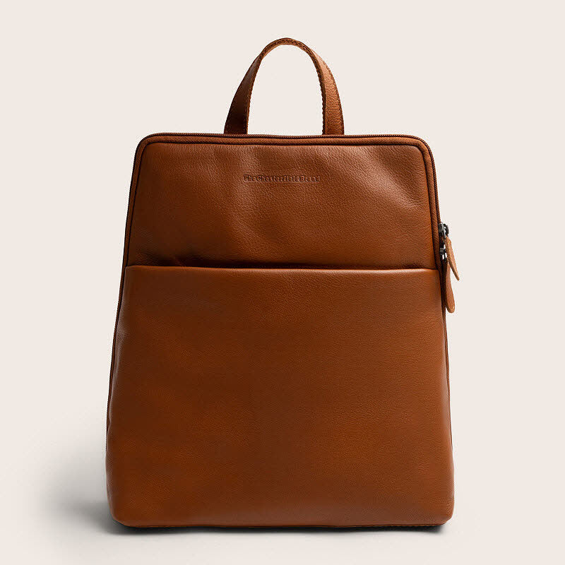 Leder Rucksack Ilara Cognac