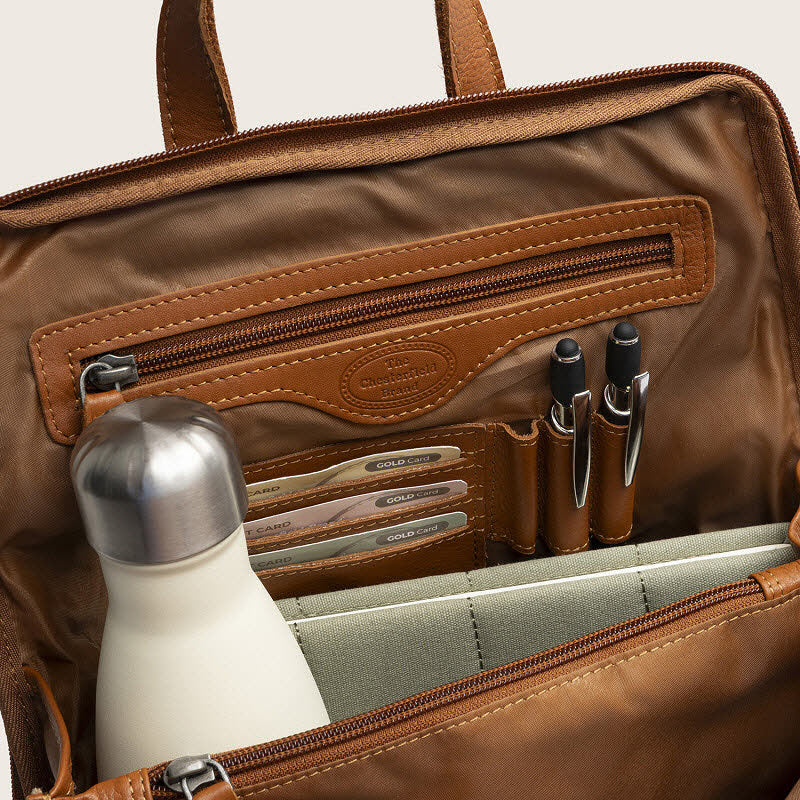Leder Rucksack Ilara Cognac