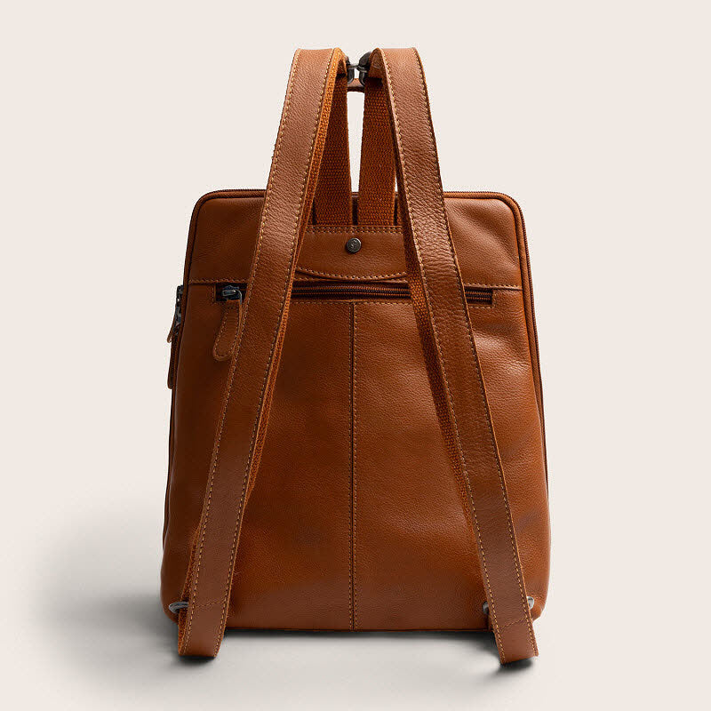 Leder Rucksack Ilara Cognac