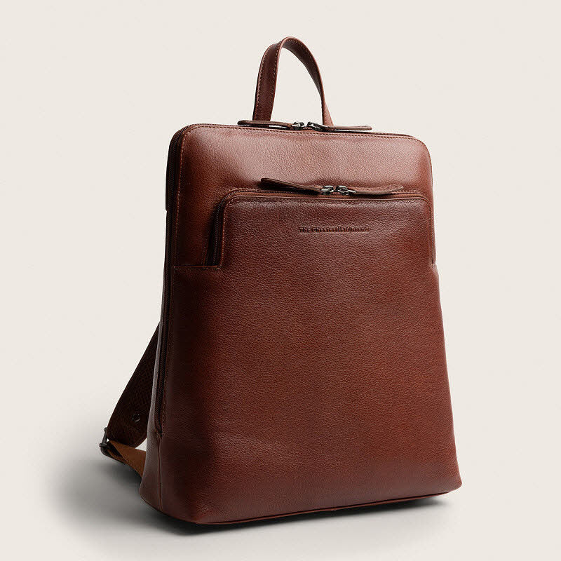Leder Rucksack Rosverra Cognac