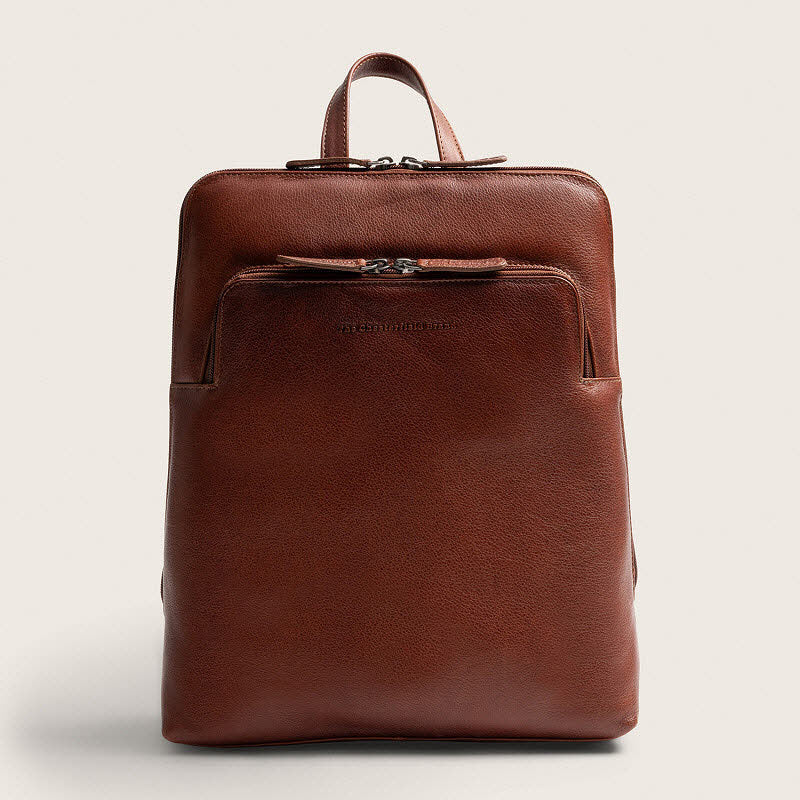Leder Rucksack Rosverra Cognac