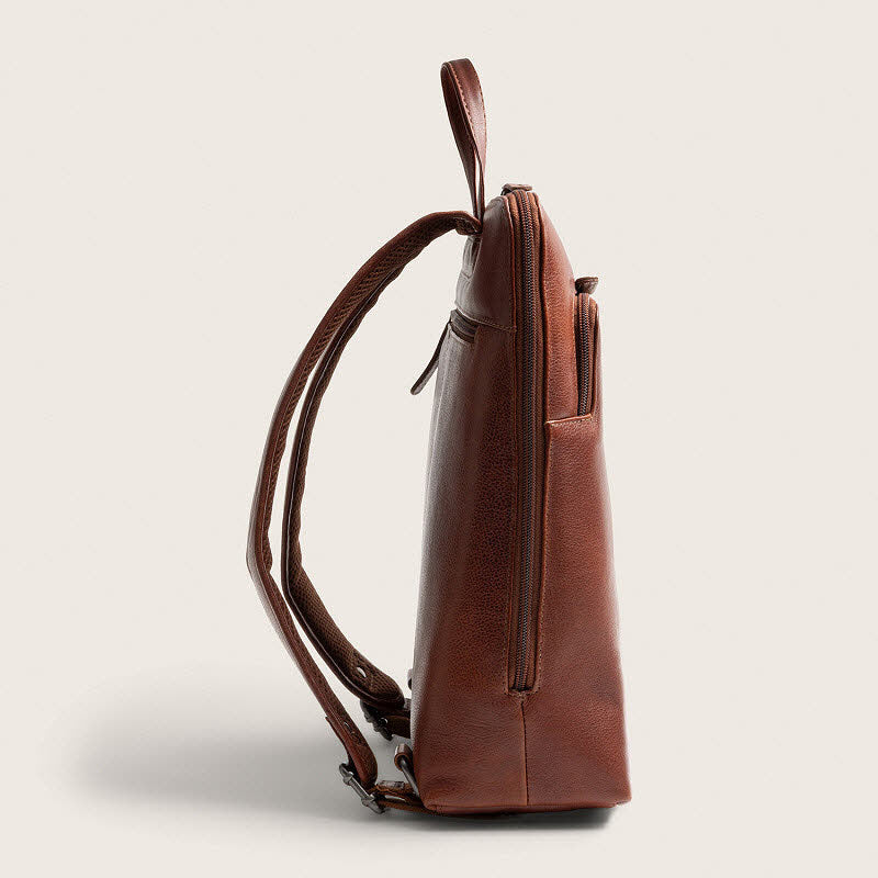 Leder Rucksack Rosverra Cognac