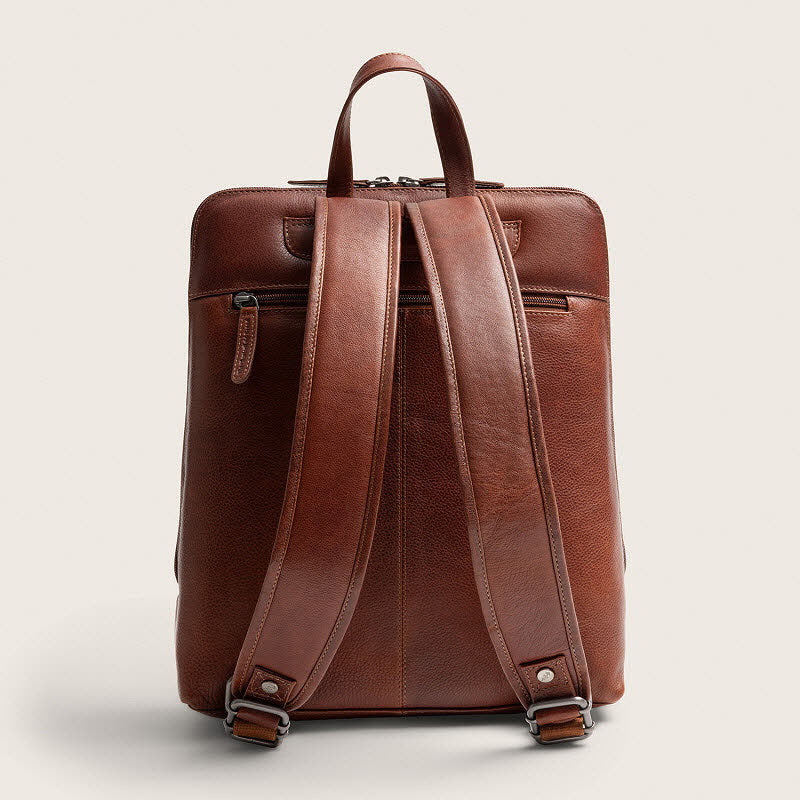 Leder Rucksack Rosverra Cognac