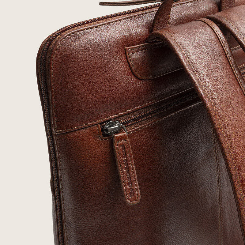 Leder Rucksack Rosverra Cognac