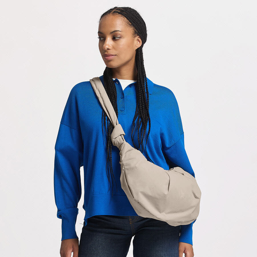 Moonbag Pleat Small Scallop