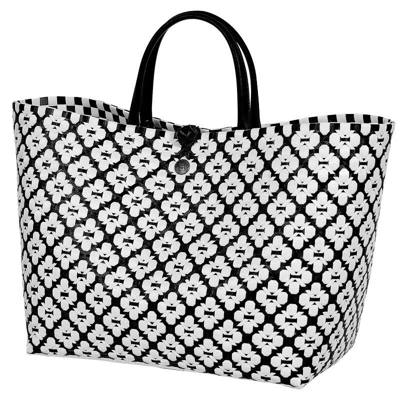 Motif Bag black with white pattern