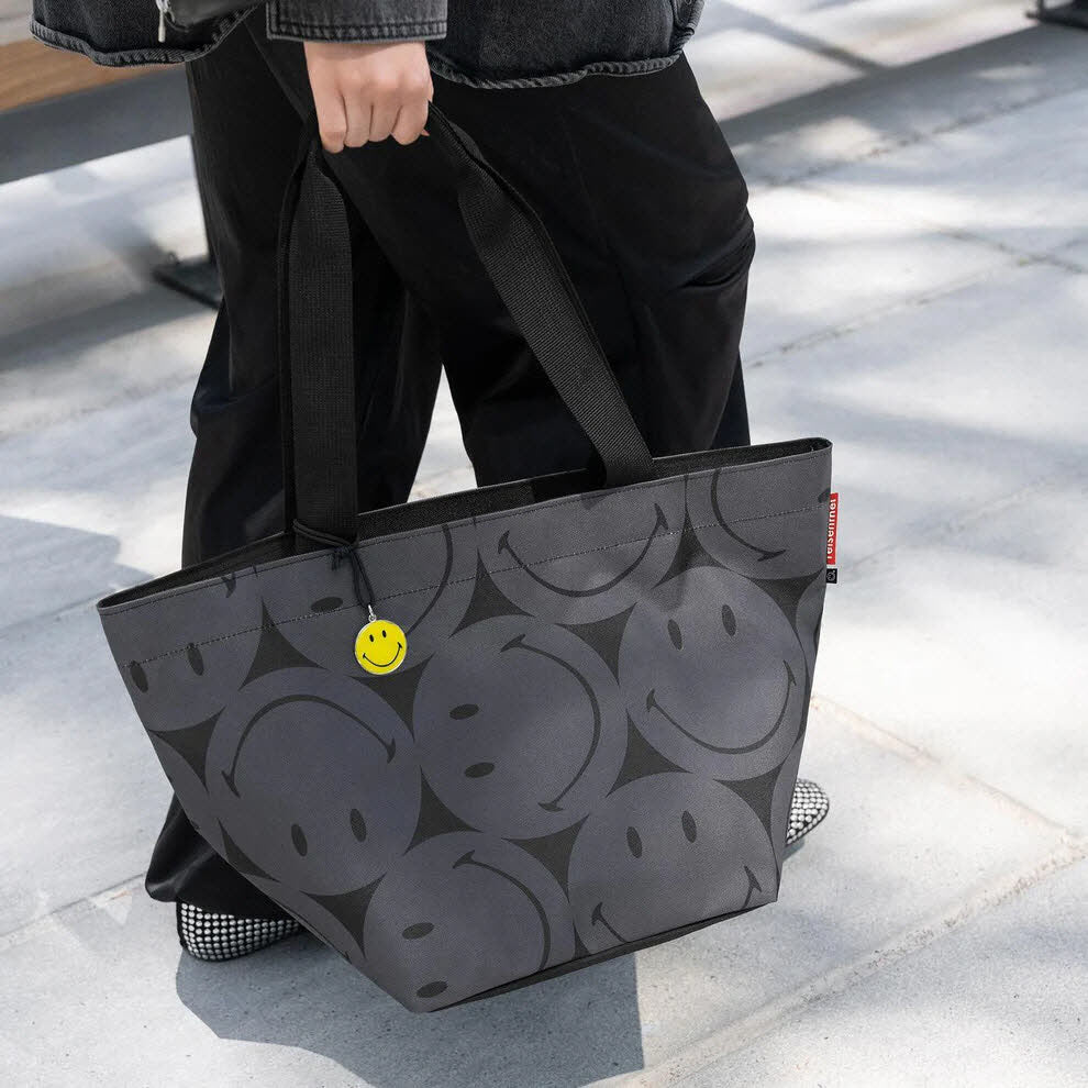 shopper M smiley® grey