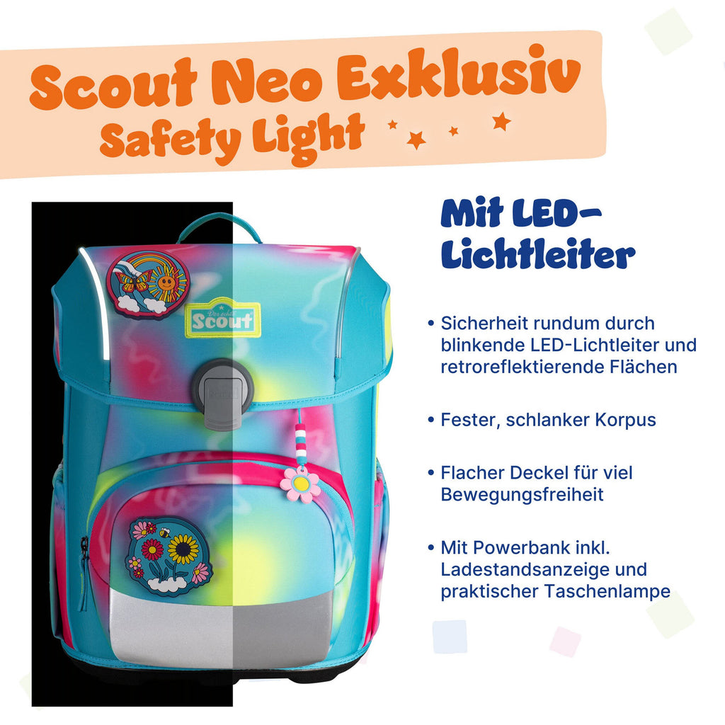 Neo Set Safety Light Happy Rainbow