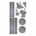 Reflex Sticker Silber