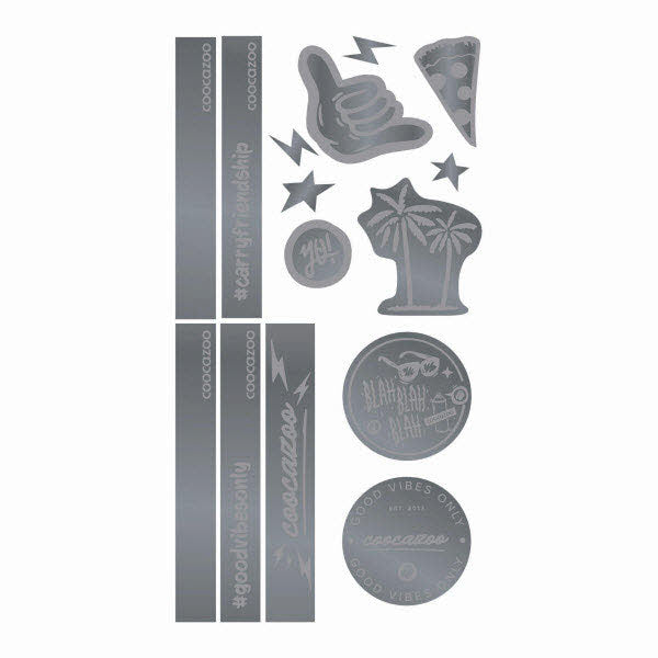 Reflex Sticker Silber