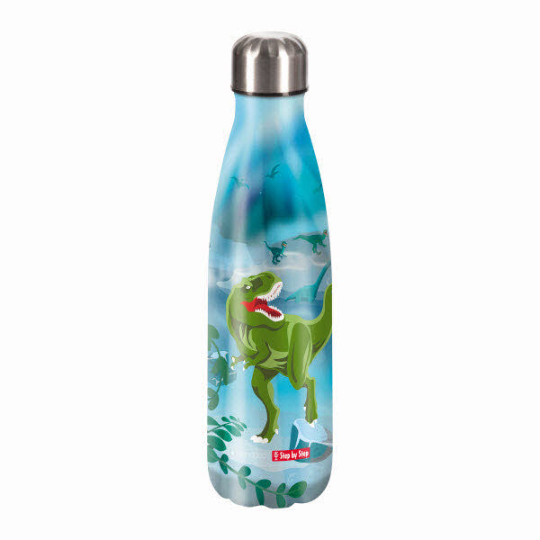 Isolierte Edelstahl-Trinkflasche wild t-rex taro