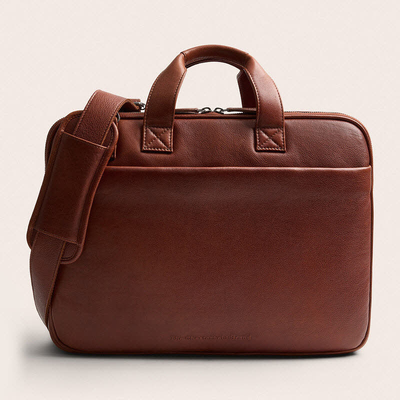 Leder Businesstasche Venturo Cognac