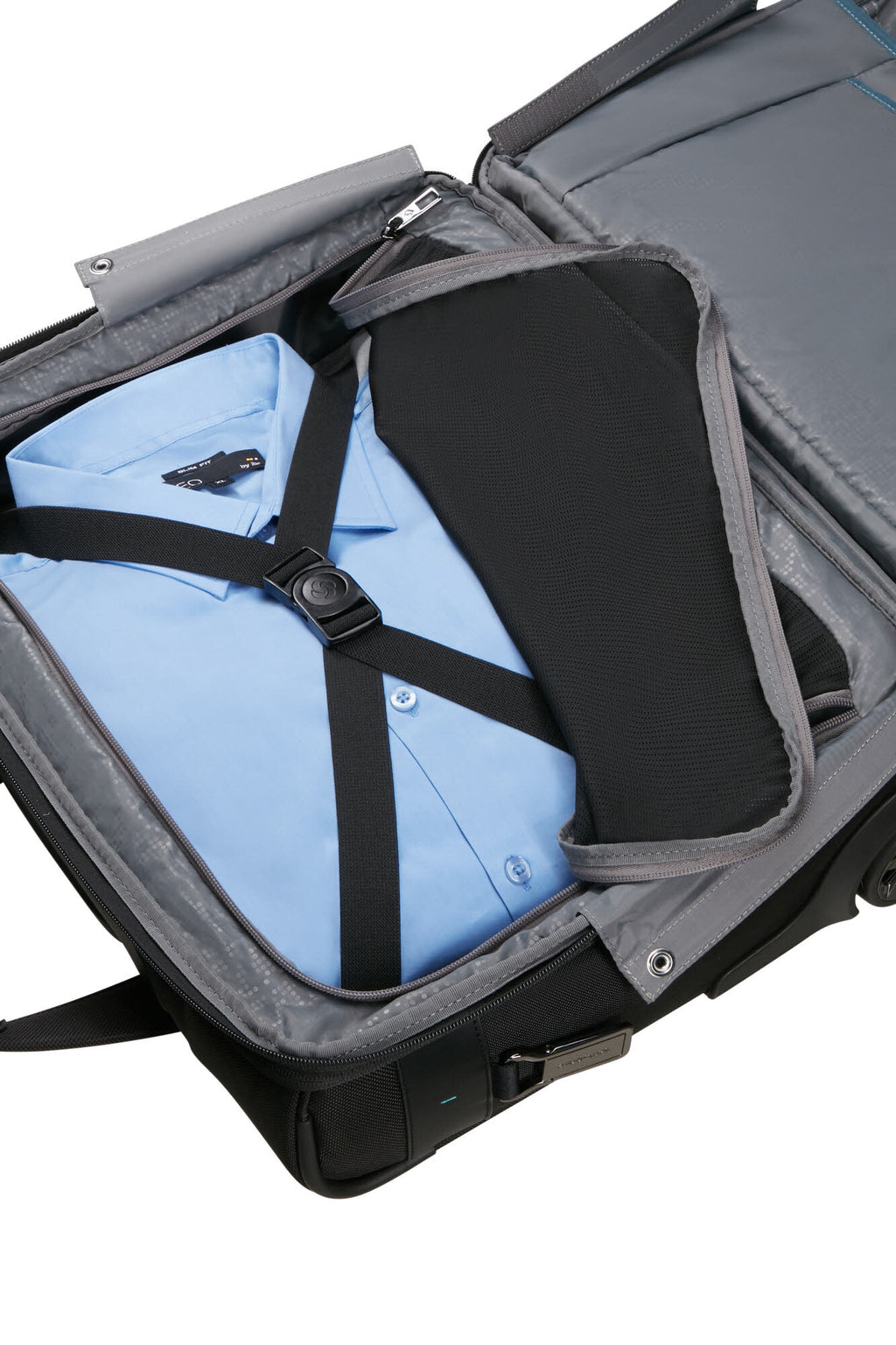 ROLLING TOTE 15.6" EXP BLACK