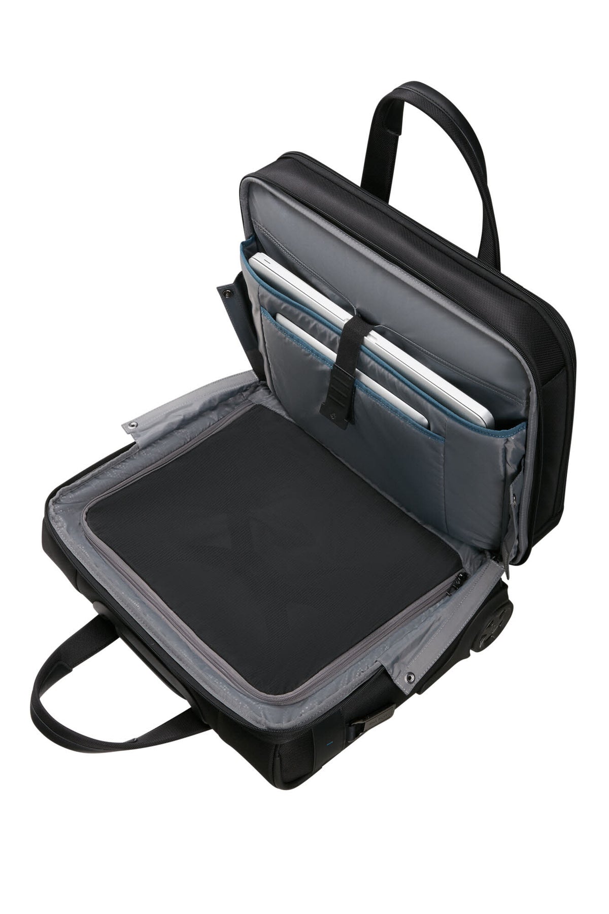 ROLLING TOTE 15.6" EXP BLACK
