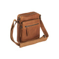 Schultertasche groß - Birmingham Cognac