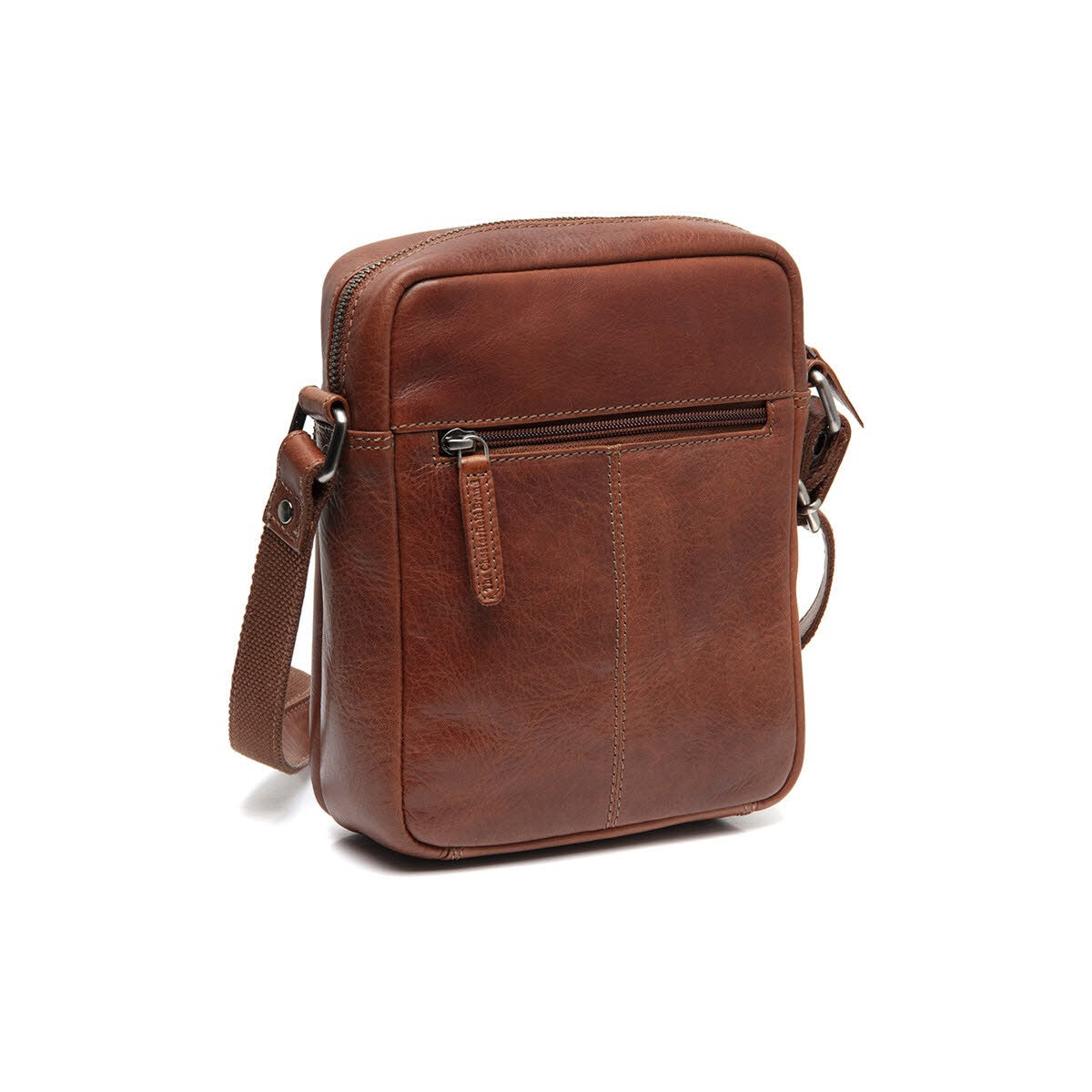 Schultertasche Cognac