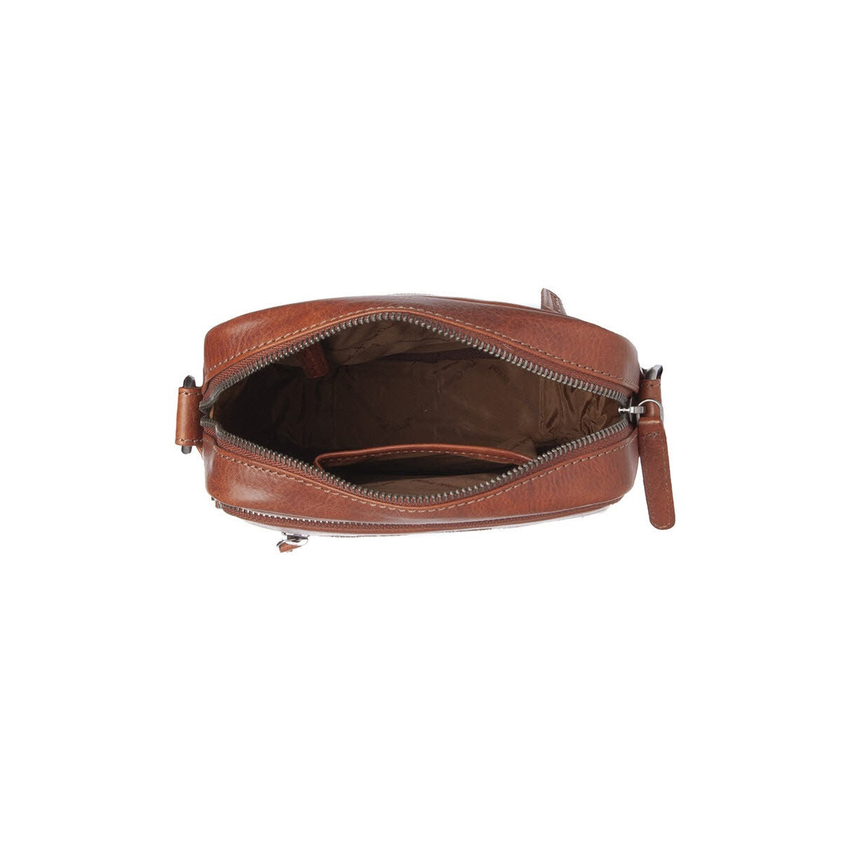 Schultertasche Cognac