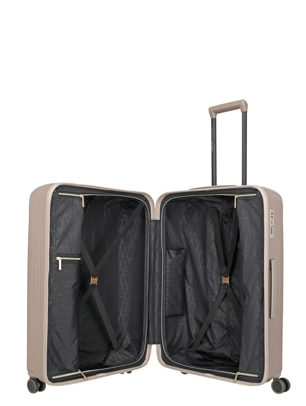 4-Rad Trolley L Barbara Satin Nude