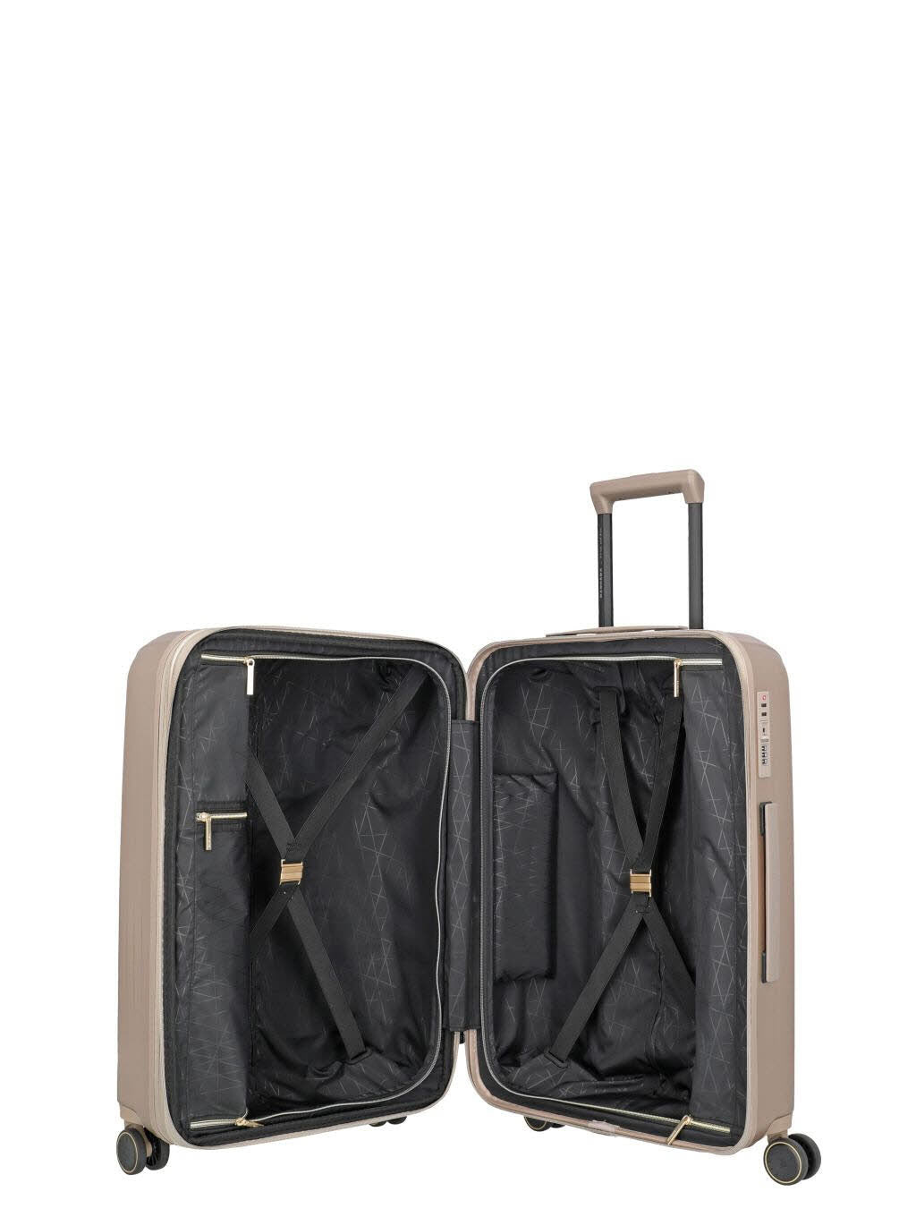 4-Rad Trolley M Barbara Satin Nude