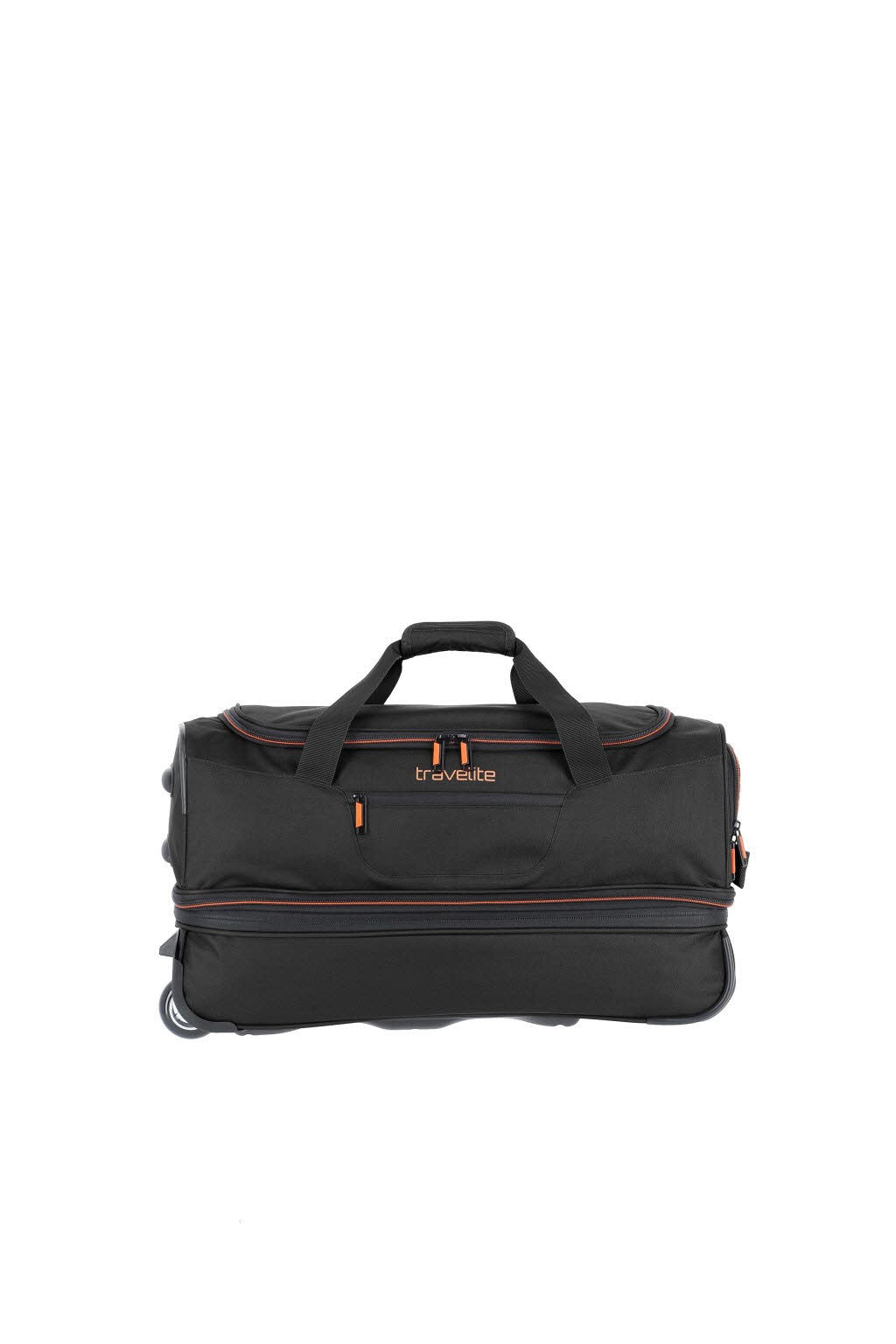 Rollenreisetasche S erweiterbar Schwarz