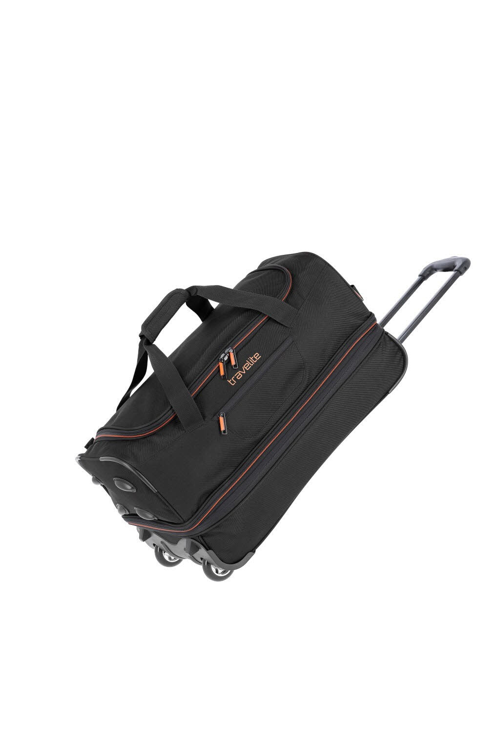 Rollenreisetasche S erweiterbar Schwarz