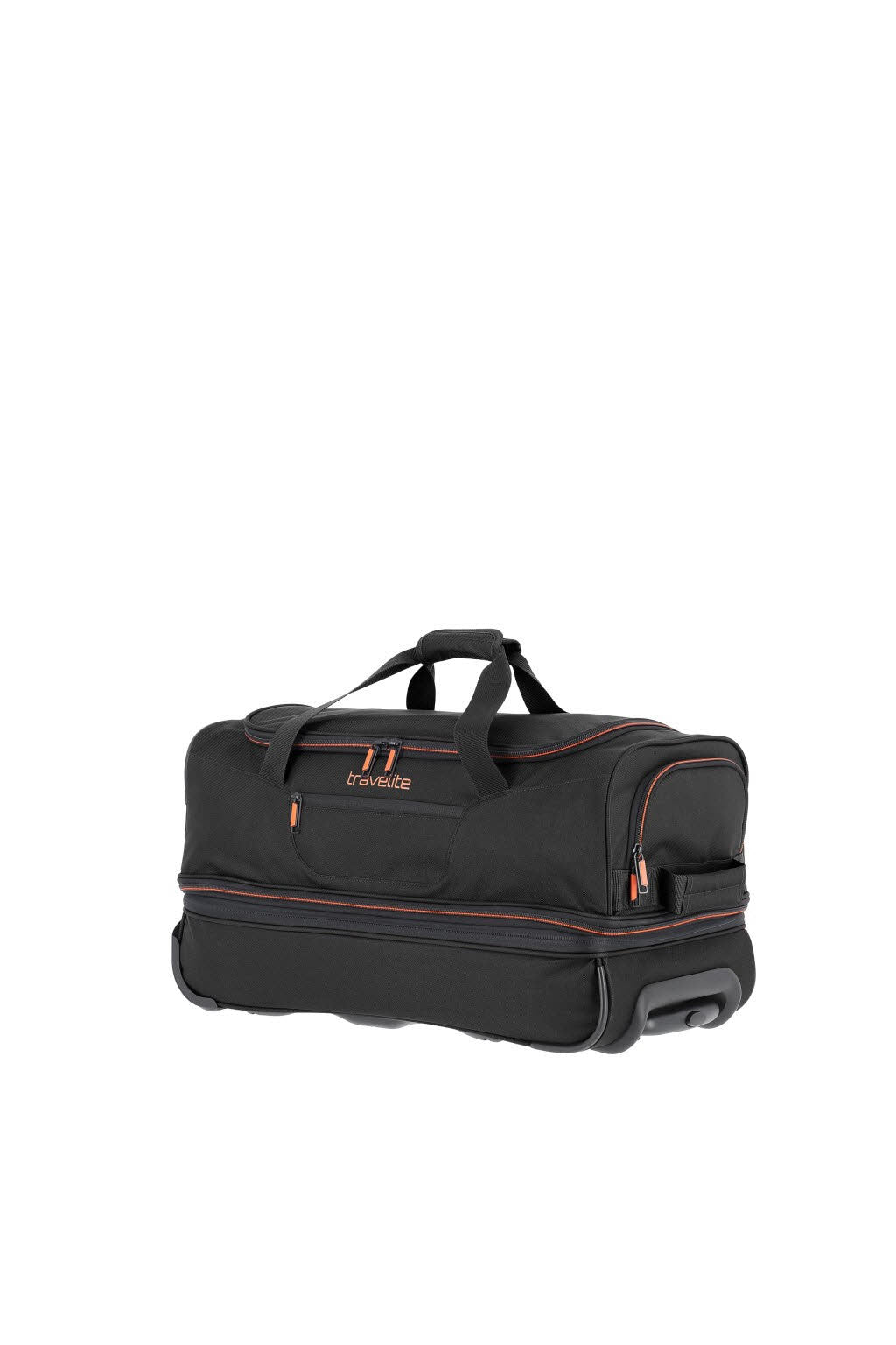 Rollenreisetasche S erweiterbar Schwarz