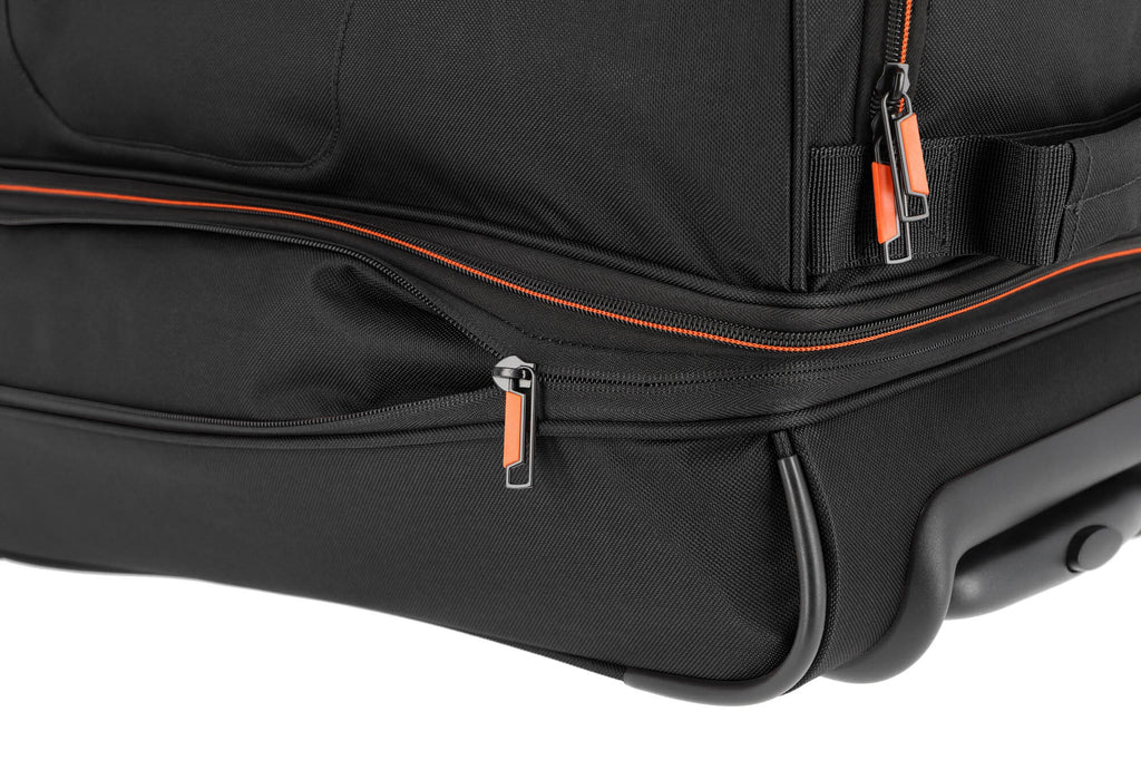 Rollenreisetasche S erweiterbar Schwarz