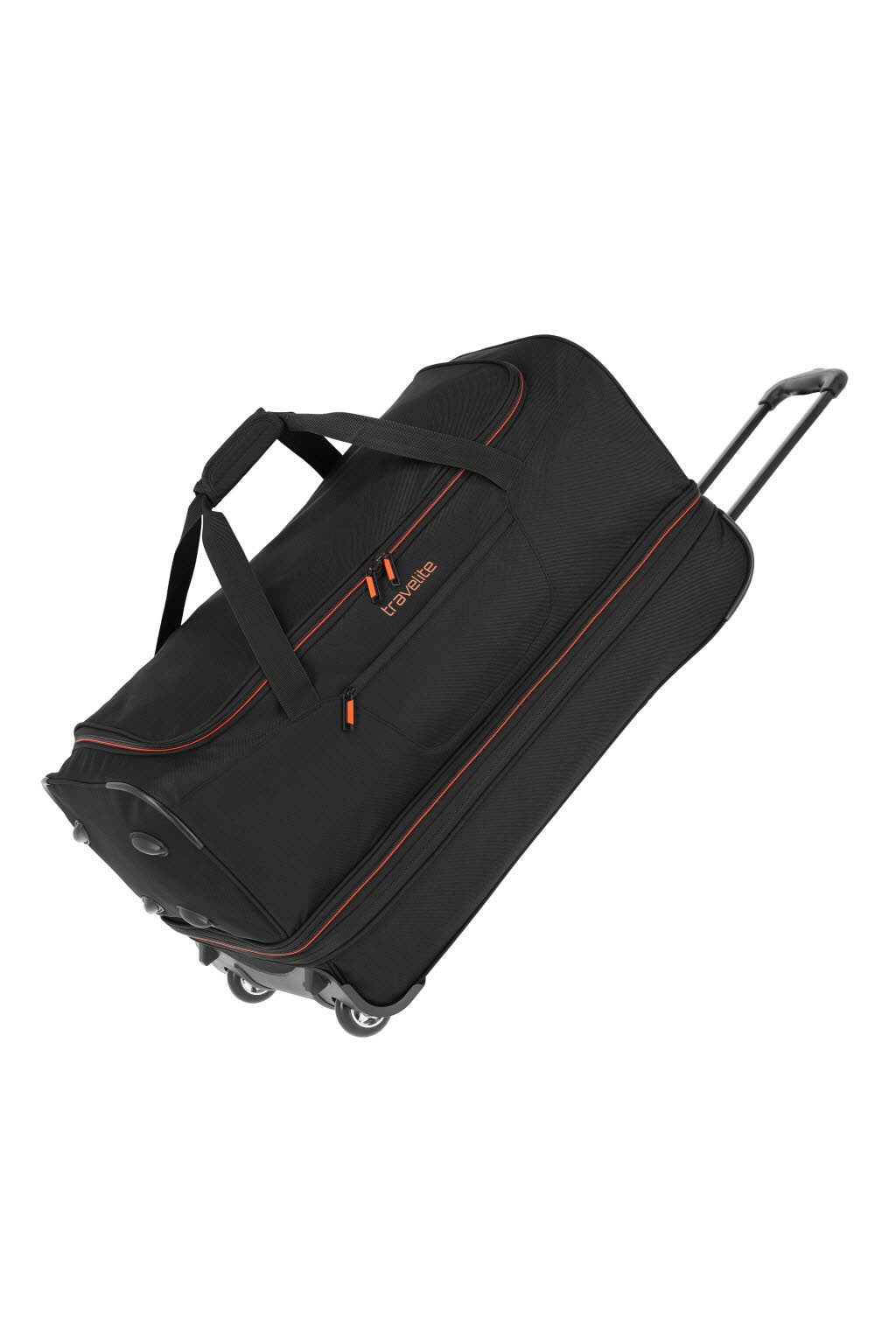 Rollenreisetasche L erweiterbar Schwarz