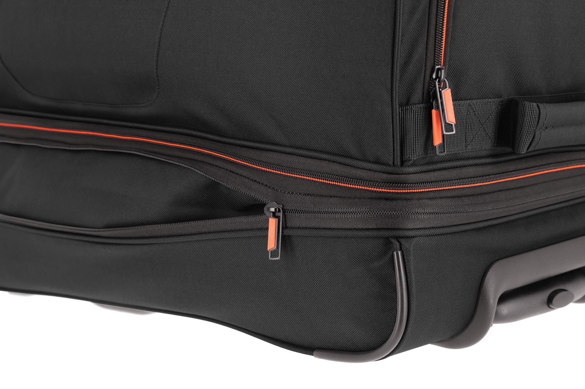 Rollenreisetasche L erweiterbar Schwarz