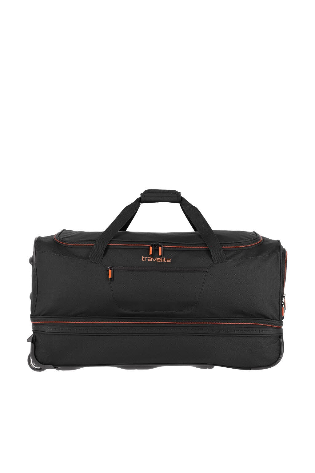 Rollenreisetasche L erweiterbar Schwarz