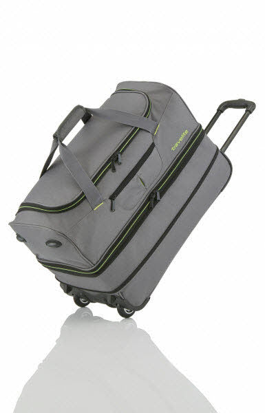 Rollenreisetasche L erweiterbar Grau