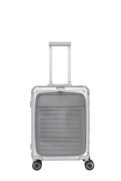 4-Rad Trolley S mit Vortasche Silber