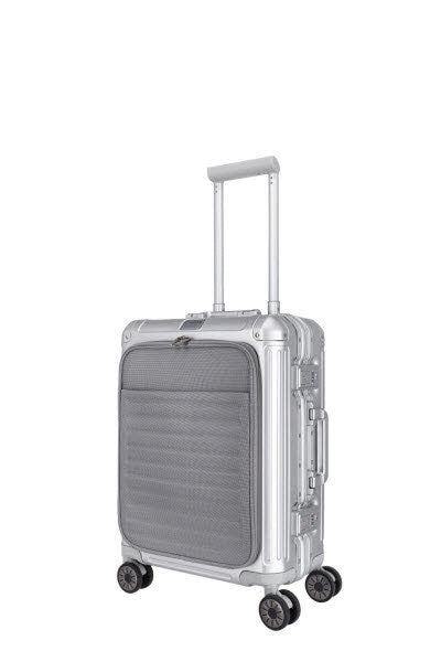 4-Rad Trolley S mit Vortasche Silber
