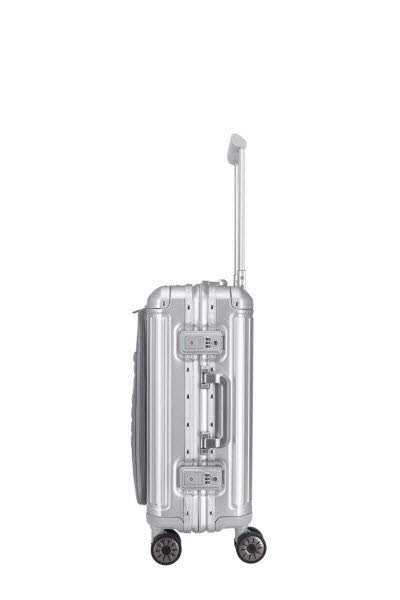 4-Rad Trolley S mit Vortasche Silber