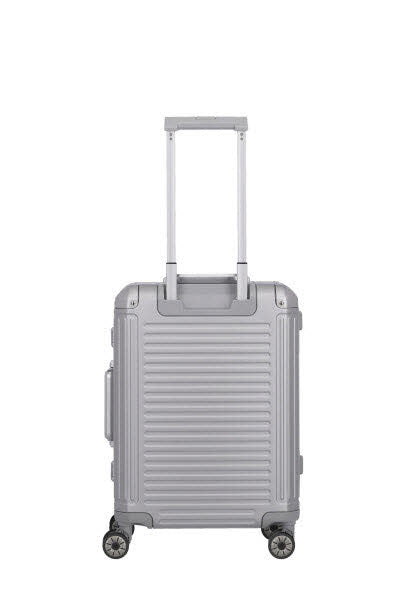 4-Rad Trolley S mit Vortasche Silber