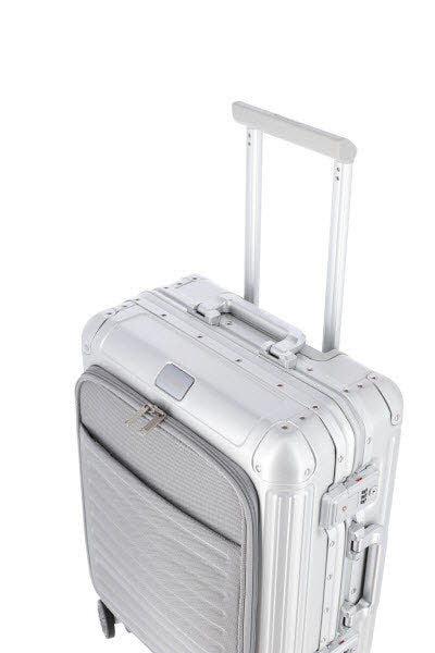 4-Rad Trolley S mit Vortasche Silber