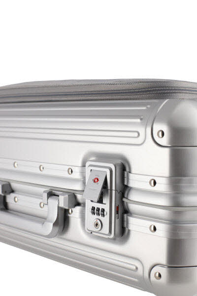 4-Rad Trolley S mit Vortasche Silber