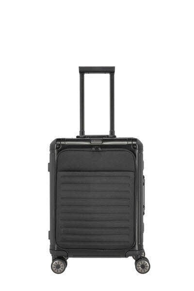 4-Rad Trolley S mit Vortasche Schwarz