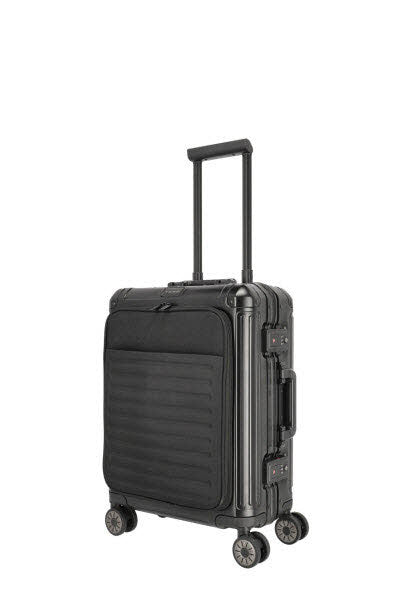 4-Rad Trolley S mit Vortasche Schwarz