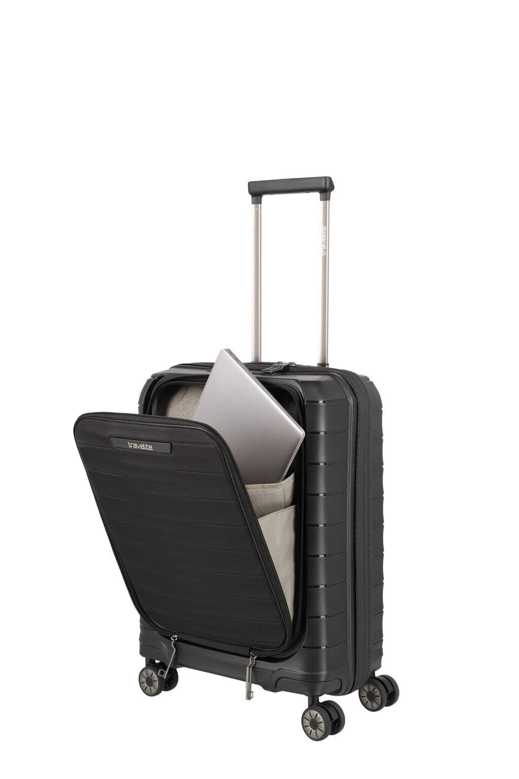 4-Rad Trolley S Vortasche Schwarz