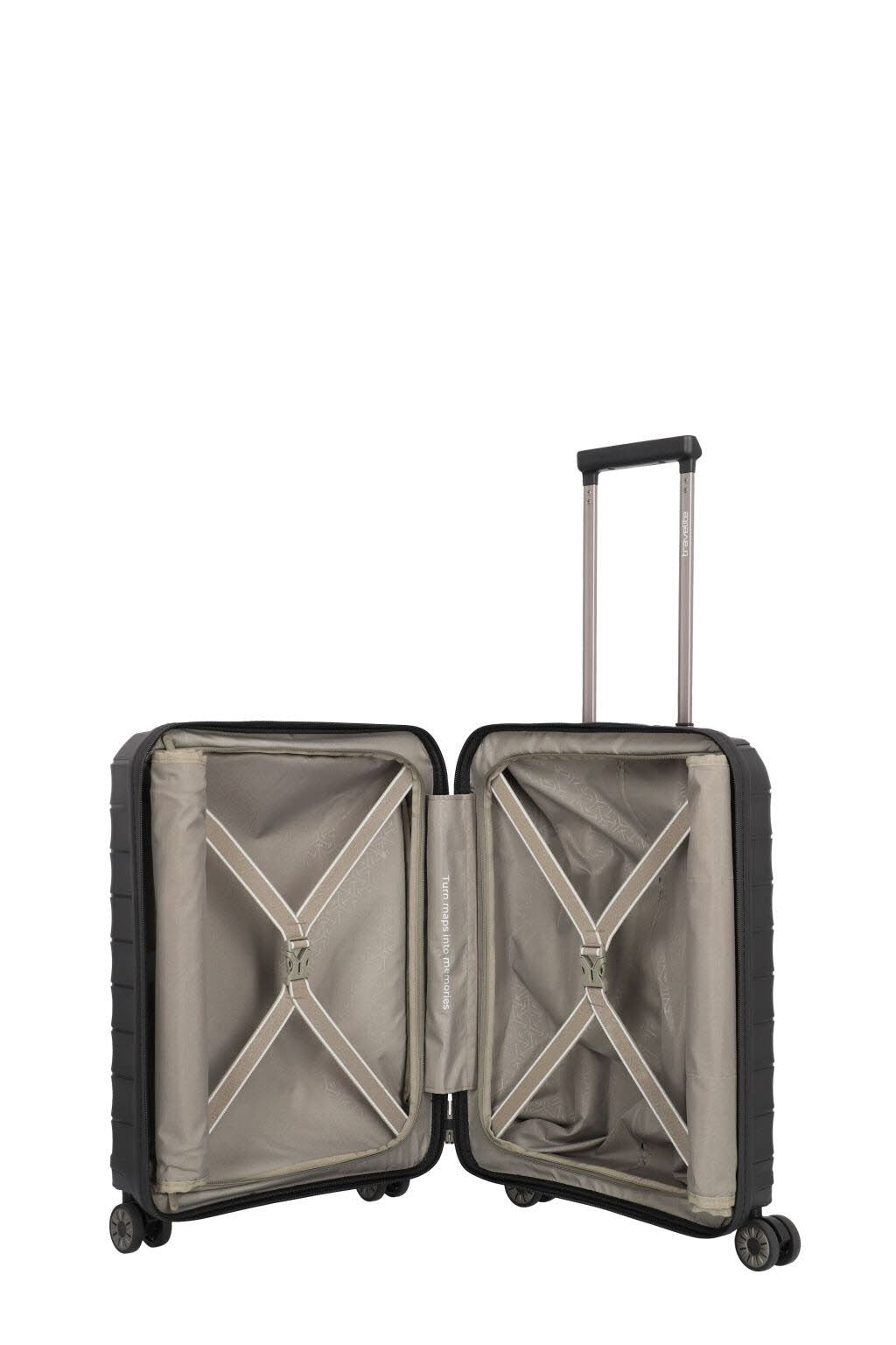 4-Rad Trolley S Vortasche Schwarz