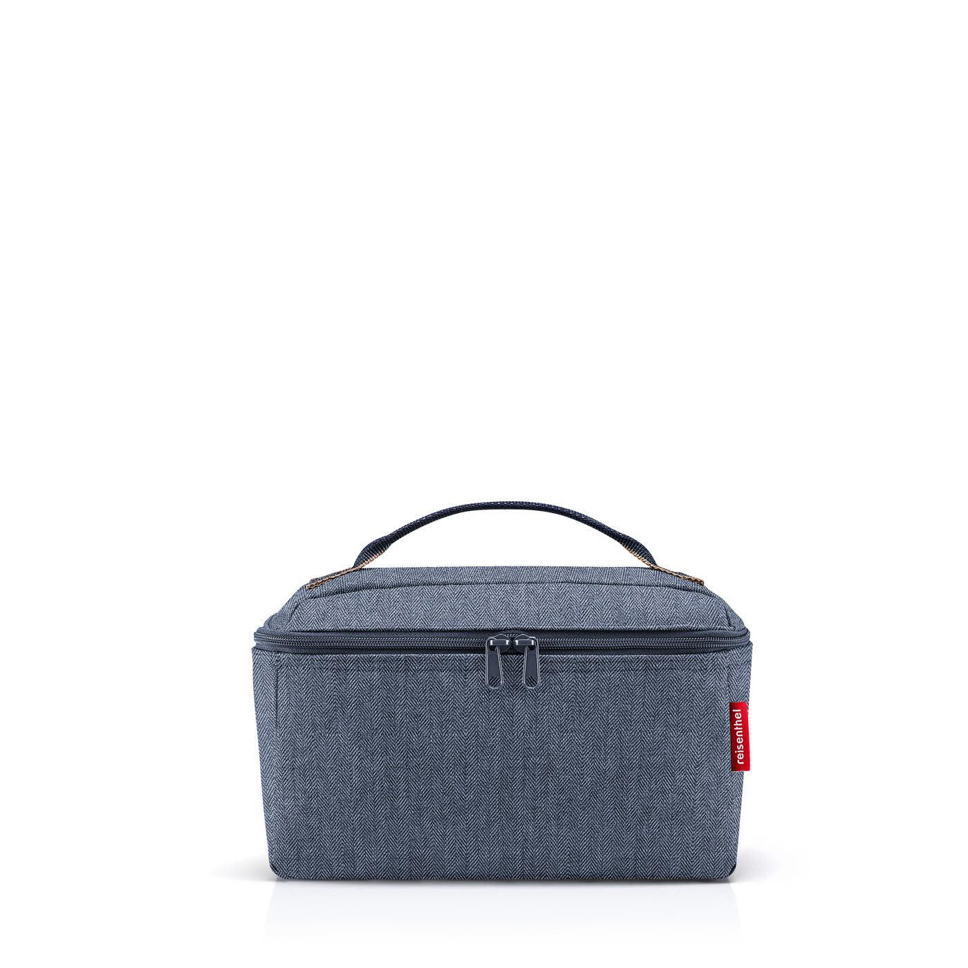 Beautycase herringbone dark blue