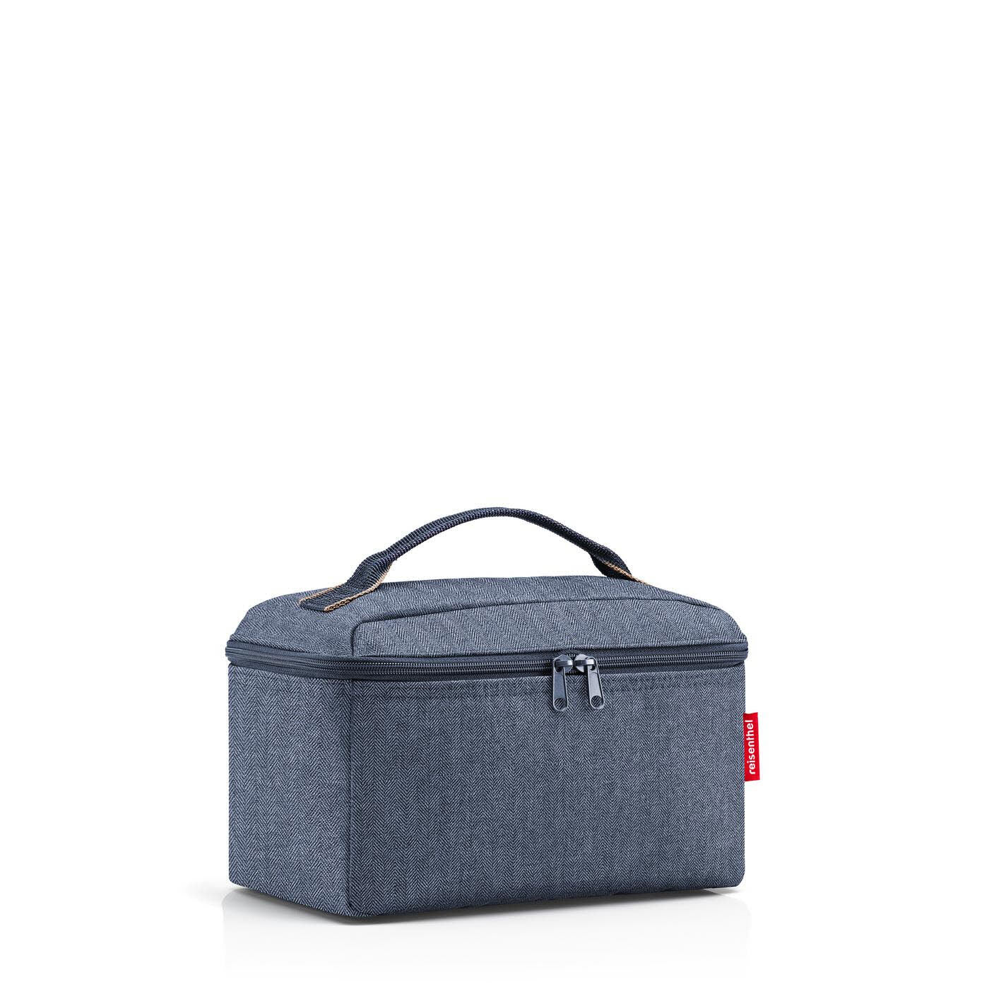 Beautycase herringbone dark blue
